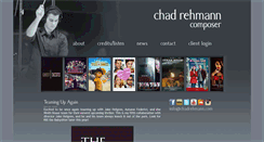 Desktop Screenshot of chadrehmann.com